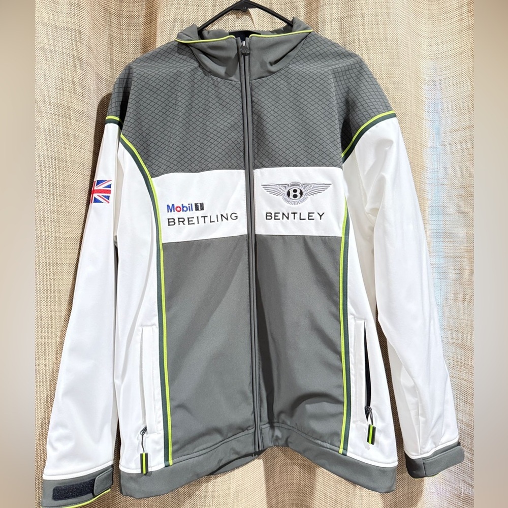 Mobil 1 Breitling Bentley Performance Men’s Collectible Jacket Size XL New Race